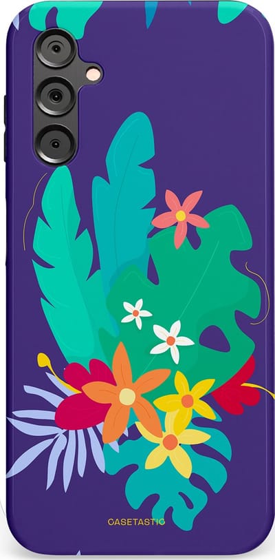 Casetastic Hoesje Geschikt voor Samsung A14 (5G/4G) - Stijlvolle Beschermende Duo-layer Case - Surfplant