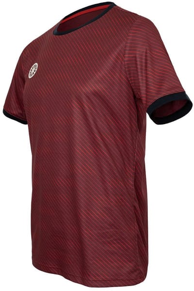 THE INDIAN MAHARADJA - pique printed tee - Tennis t-shirt korte mouw heren - Rood