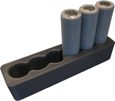 Batterijhouder voor 18650 (6‑slots / 1P6S / 1P5S / 1P4S / 1P3S) -lion - lipo - Batterijbox - puntlassen - spotwelder - accu