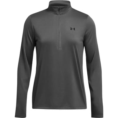 Under Armour Tech 1/2 Zip- Solid-GRY Dames Sporttrui - Castlerock - Zwart