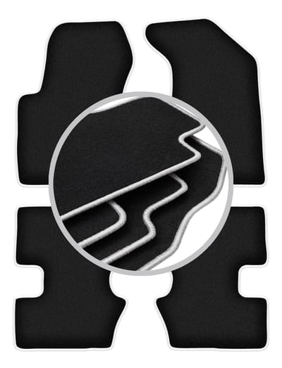 CARLUX-SILVER automatten voor: Jeep Patriot off-road (2006-2016)
