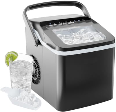 SVN® Ijsblokjesmachine - Ijsmachine - Ijsblokjesmakers - Zwart- 33cm x 27cm x 33cm