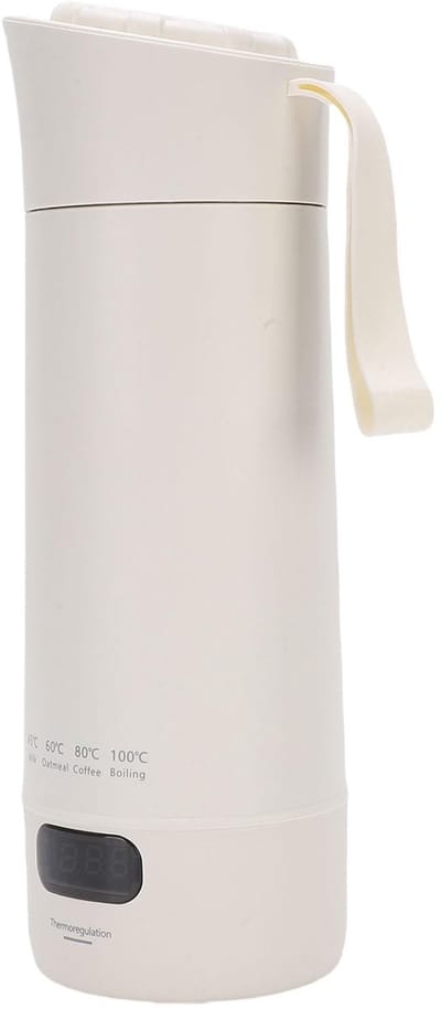 Allecto - Reis Waterkoker - Compact - 400ml - Ingebouwde Temperatuurweergave - Voor Buiten - 300W - Lichtgewicht - Handig voor Kamperen