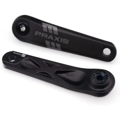Praxis crankstel E-bike type 2 aluminium Isis 155mm