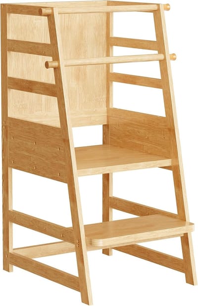 Lexium Leertoren opvouwbaar - Learning Tower - Leertoren keukenhulp - Leer Toren - Montessori Leertoren - Opstapje - Kindertrapje