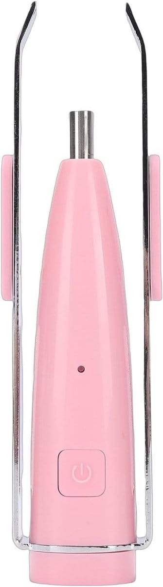 Pincet met camera - Precisie ontharen - Gezichtsverzorging thuis - 10x zoom app weergave - 10.2 cm lang - Roze