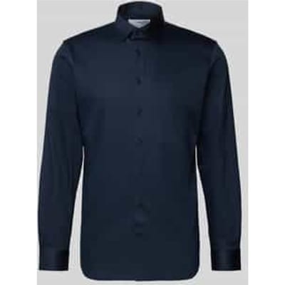 slim fit zakelijk overhemd van katoenmix model 'FILIP'