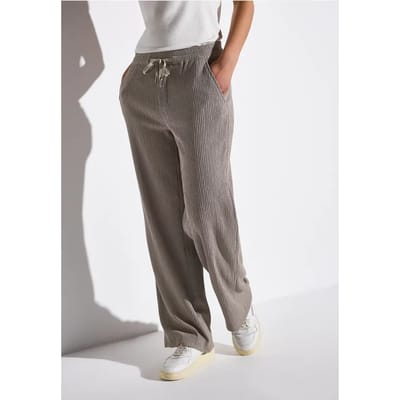 Wide Legs broek met structuur