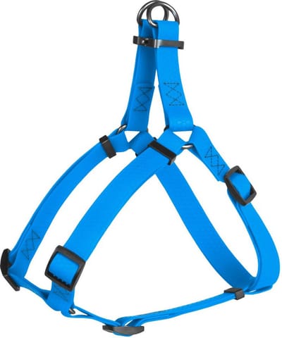 WAUDOG Waterproof Harnas / Hondentuigje - Collartex - Blauw - Breedte 20 mm - Borstomtrek 50 - 80 cm (GELIEVE ALVORENS BESTELLEN OPMETEN)