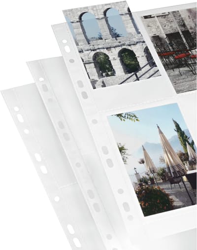 Hama Fotohoezen - A4 Formaat - 2x2 - Wit - 10x15 cm - 10stk.
