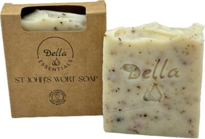 Della Essentials Sint-Janskruid Zeep - Verzorgende Handgemaakte Zeep - Biologisch & Vegan - 100 gram