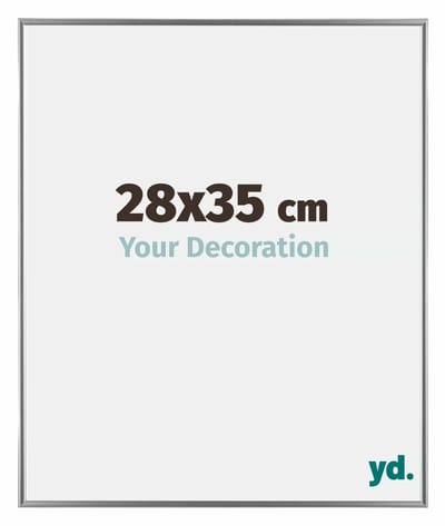 Your Decoration - Fotolijst 28x35 cm - Kunststof - Zilver Hoogglans - Evry