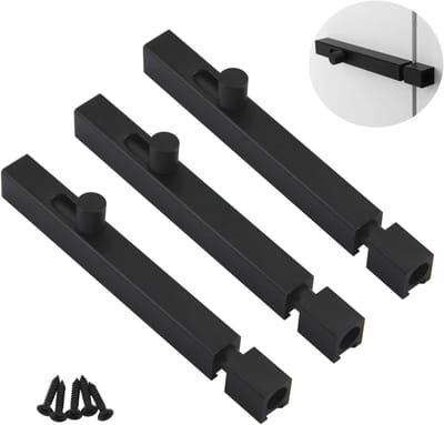 Zware Aluminium Legering Schuifslot voor Deur - Verstevigd en Verborgen Ontwerp (3 Stuks)