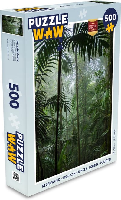 Puzzel Regenwoud - Tropisch - Jungle - Bomen - Planten - Legpuzzel - Puzzel 500 stukjes
