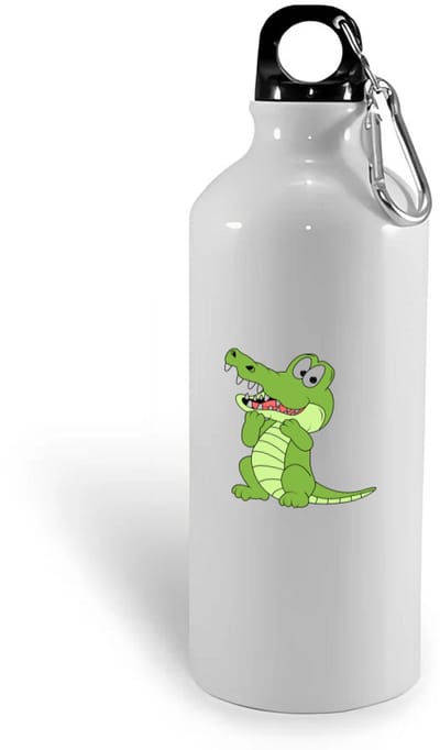 Hacebo® - Krokodillen waterfles - Krokodil - Dieren liefhebbers - Reptielen - dierendag - water fles - 400ML