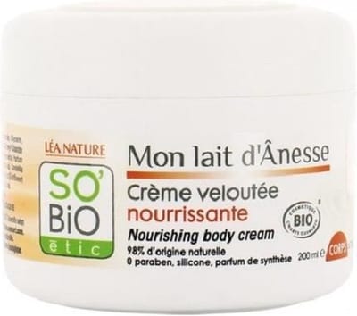 Léa Nature SO BIO étic Mon Lait d'Ânesse Biologische Fluweelzachte Lichaamscrème 200 ml