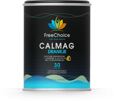 FreeChoice - Calcium-Magnesium Drankje - 30 dosis - met Vitamine C, D3 en K2