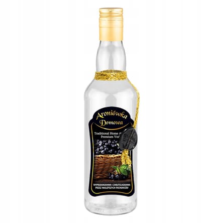 Bimberek - Decoratieve Fles - 500ml - Sterk Glas - Aroniowka