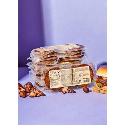 Bio vegan shiitake-paprikaburger 12 x 160 g