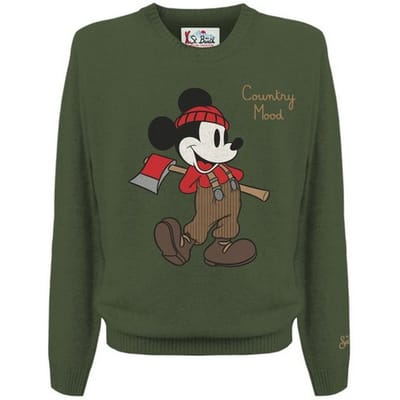 hoodie man mc2 heilige Barth - reiger licht mickey hout 52 patch - groen