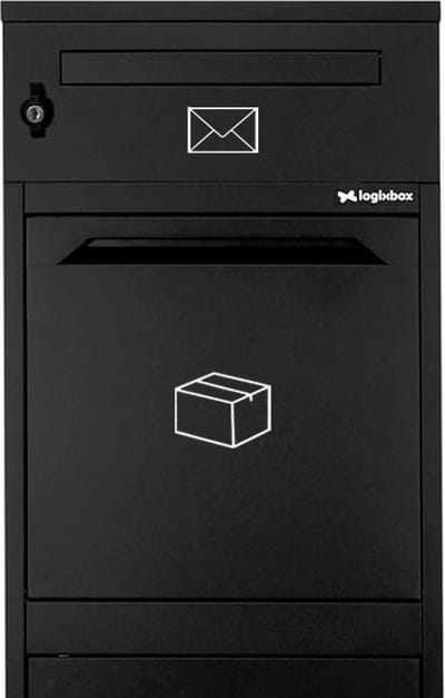 Logixbox - VOORDEELSET - Brievenbussticker - Pakket + Enveloppe