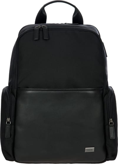 BRIC'S Laptop rugzak Rugzak met laptopvak Monza Backpack Black / Black Zwart