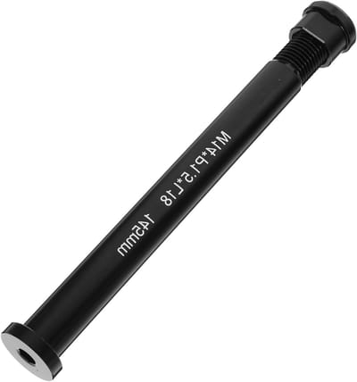 Fiets Vervangingsas - Steekas Fiets - Wiel Bevestigen - Aluminiumlegering - 14.5 cm - Zwart