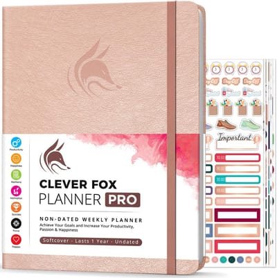Productiviteitsplanner A4 Week- en Maandoverzicht voor Doelen Behalen en Tijdmanagement