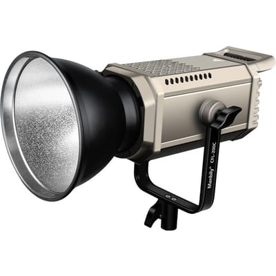 Manbily CFL-200C 200W RGB LED Videolamp Studio Continu Licht 3000K-6500K Fotografie RGB COB US Plug