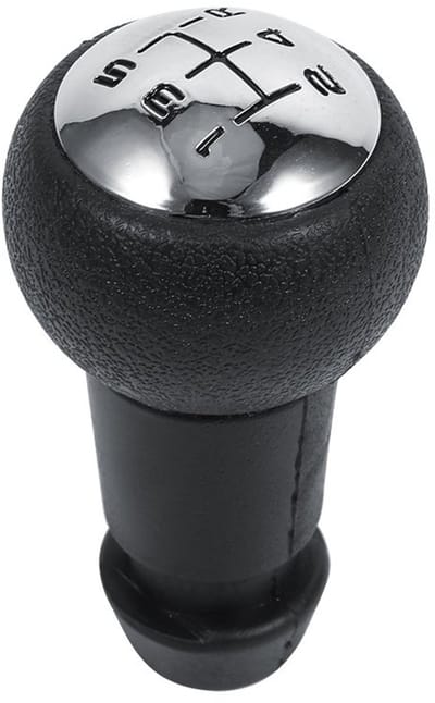 Dailygoody - 5 Versnellingen Schakelknop - Universele Auto Schakelknop voor 206 en 307 - Zwart