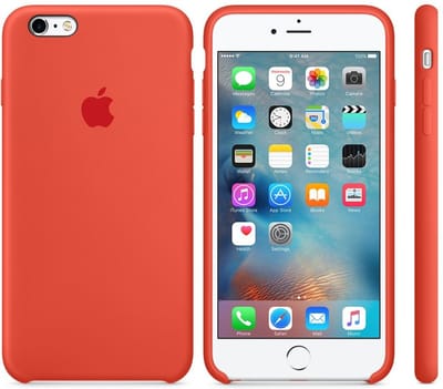 Apple - Siliconen hoesje - iPhone 6/6s Plus - Oranje