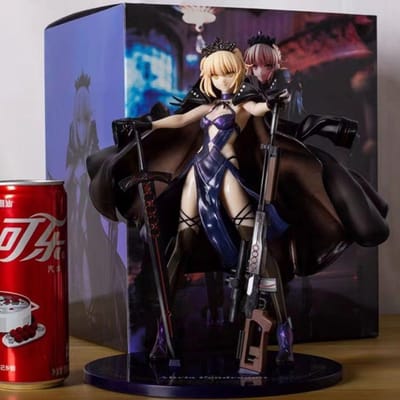 Fate/Grand Order Fate/stay night Figurine Altria Pendragon Avenger Jeanne d'Arc Anime Figurine d'Action en PVC Jouet Figurine de Collection Poupée No Retail Box gray