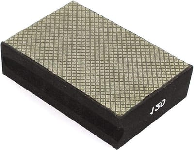 Schuim Polijstpad - Diamant Schuurblok - Droog Polijsten - Korrel 120 - 93x58x28 mm - Zwart