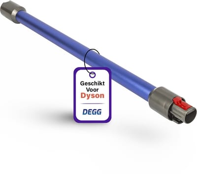 DEGG® - Telescoopbuis Geschikt voor Dyson - Steel, Stang, Zuigbuis - Blauw - Past op: V7, V8, V10, V11 en V15 - Premium Kwaliteit