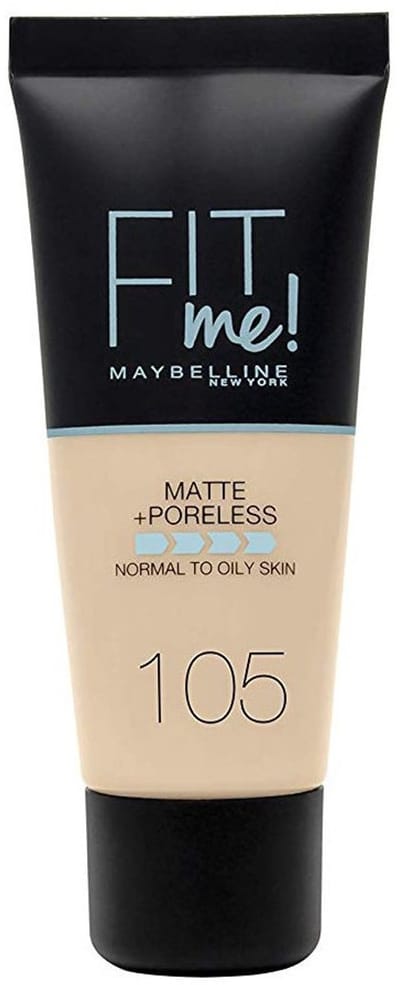 Maybelline New York - Fit Me Matte & Poreless Foundation - 105 Ivoire Naturel