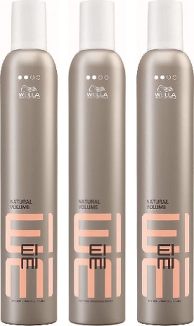 Wella - Styling EIMI Volume - Natural Volume Mousse - 3 x 500 ml