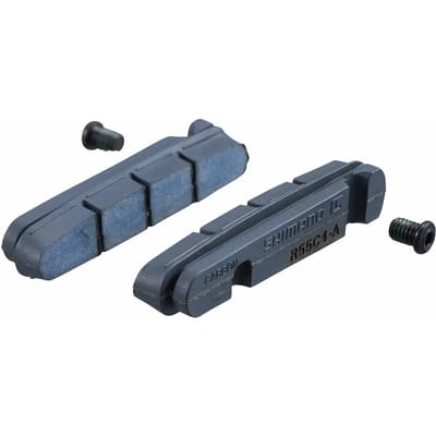 a-type cartridge remblokken en bevestigingsbouten voor carbonvelgen Shimano R55C4 (x2)
