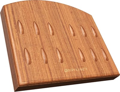 Elegante houten dartpijlenhouder voor 12 dartpijlen - Geschikt voor steeldarts en softdarts