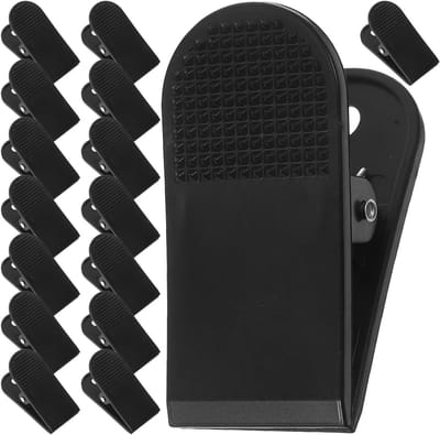 Loopband Sleutelkoordschakelaar - Noodstop Accessoires - Veilig Trainen - Universele Pasvorm - 16 Stuks - Zwart
