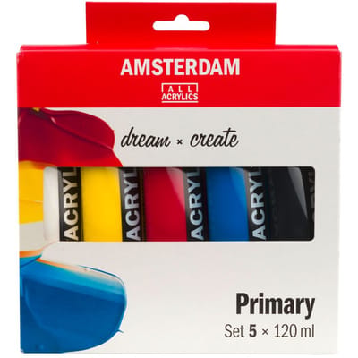 Amsterdam Standard Series acrylverf primaire set | 5 x 120 ml