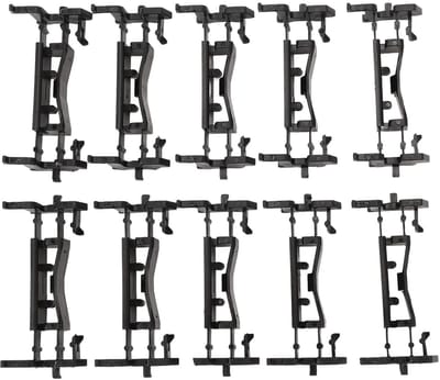 Dailygoody - Daklijst Drip Rail Clip - 10 Stuks - Vervangingsclip voor Daksteun - Universeel - Daklijst Clip Retainer - Geschikt voor Auto's - Hoogwaa...