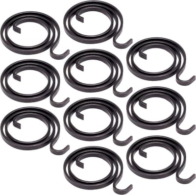 Set van 10 Deurhendelveren, 1.9 Rotaties, Binnen Spoel met Handgreep, Vervangingsonderdelen voor Deurhendels en Slotmechanismen, 2.9 mm Breed