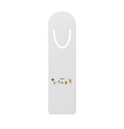 Hacebo® - Dieren met eigen naam metalen boekenlegger - Dierentuin - dieren liefhebbers - leuke cadeau voor iemand die van houdt van dieren - verjaardagscadeau - kado - gift Bladwijzer boekenleggers - 12.7 cm x 3.2cm