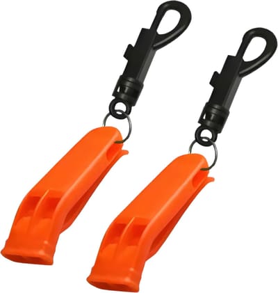 Syllio Noodfluit - 2 Stuks - Alarmfluit - Noodfluitje - Noodfluitje Bij Ramp - Survival Whistle - Overlevingsfluitje - Noodpakket