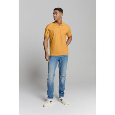 No Excess Polo Pique Solid Stretch Yellow Größe: XXL | Poloshirts Outlet | Herren | Gelb