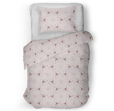Snoozing Celine Dekbedovertrek - Eenpersoons - 140x200/220 cm - Pink