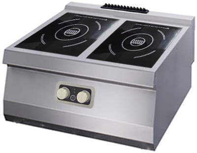 Heavy Duty Kookplaat - 2 Pitten - Inductie - Enkel - 70 cm Diep - Elektrisch