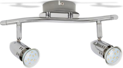 B.K.Licht - Plafondspots - met 4 lichtpunten - GU10 fitting - draaibare opbouwspots - opbouwspots - incl. 4x GU10 - 3.000K - 250Lm