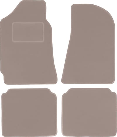 Beige veloursmatten voor: Polski Fiat 125P sedan (1967-1991)