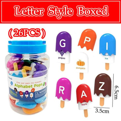Montessori Digitale IJsco Matching Spel Vroeg Educatief Letter Kleur Getal Cognitieve Sensorische Training Puzzel Speelgoed Voor Kinderen